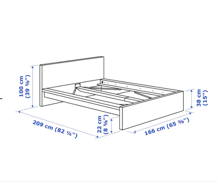 Ikea malm sale lonset